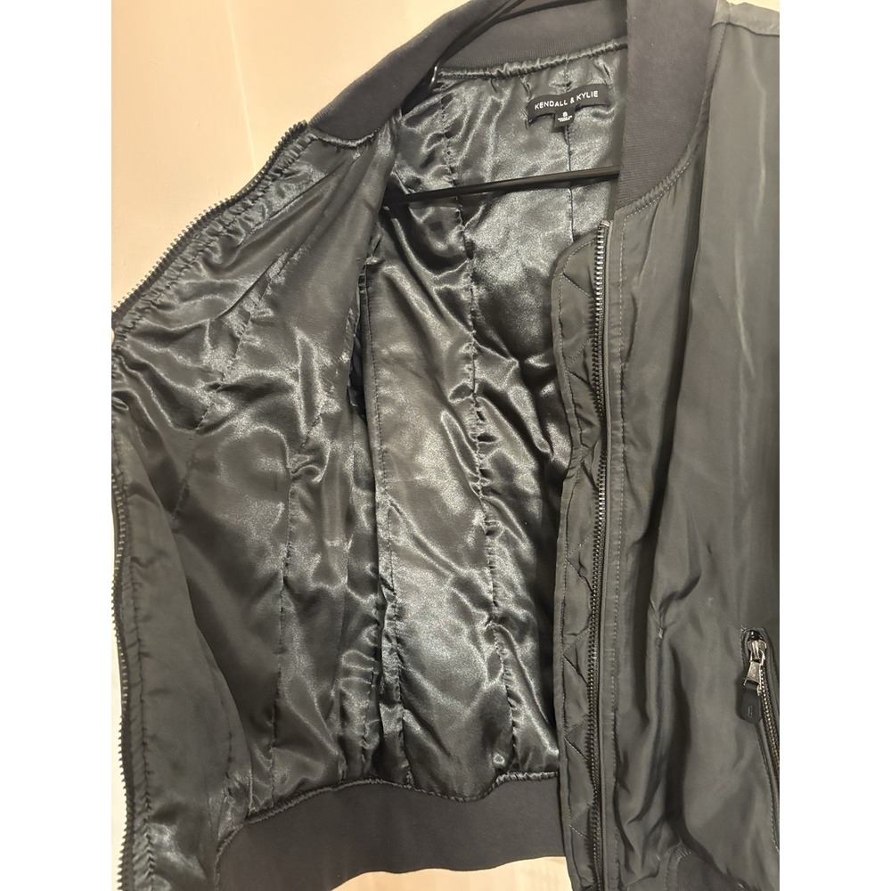 Kendall‎ + Kylie Women's Small Bomber Jacket Lightweight Fashion Coat - Picture 8 of 10